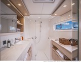 Lagoon 46 Owners shower room
